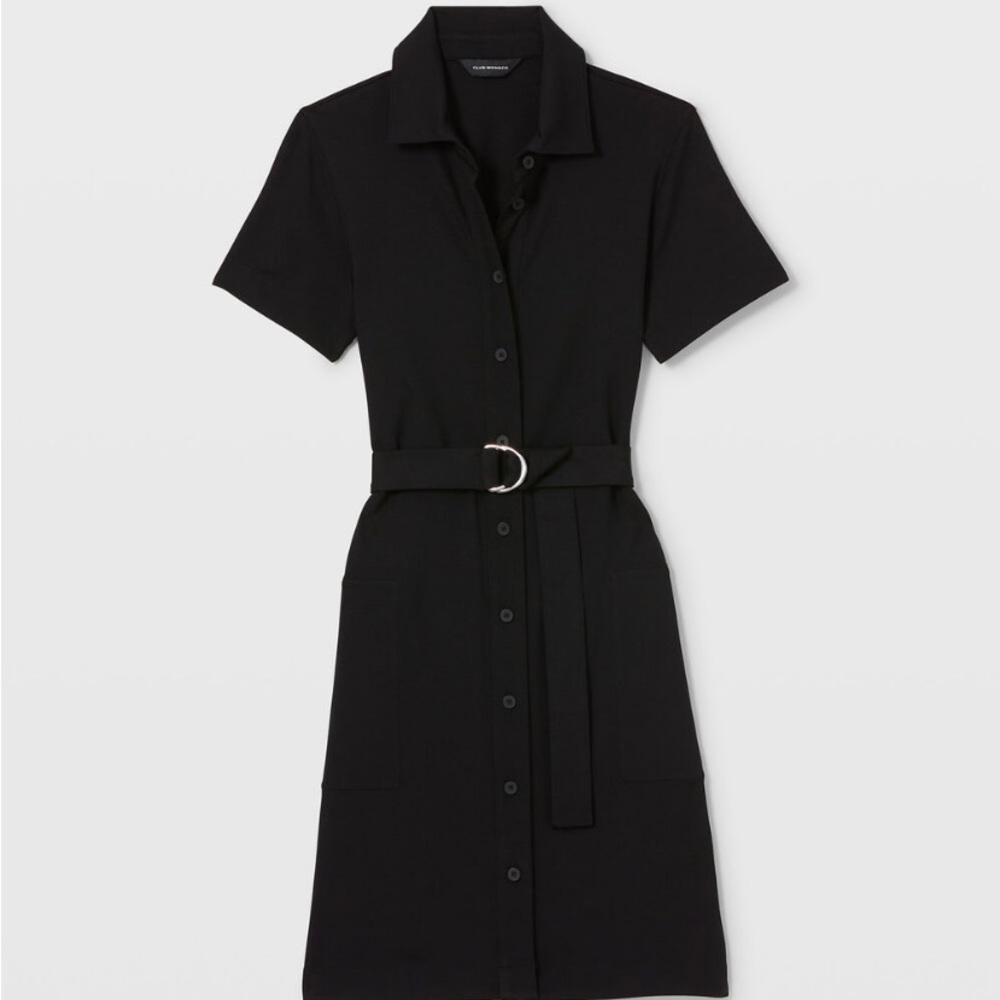 Club Monaco black collared dress